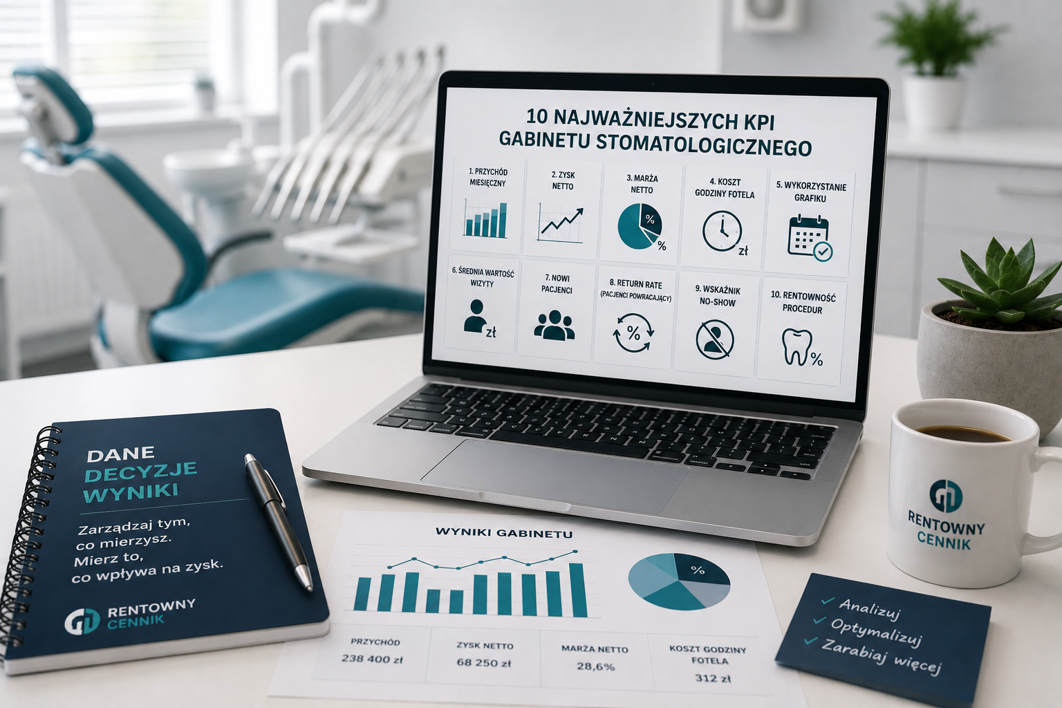 10 najważniejszych KPI gabinetu stomatologicznego