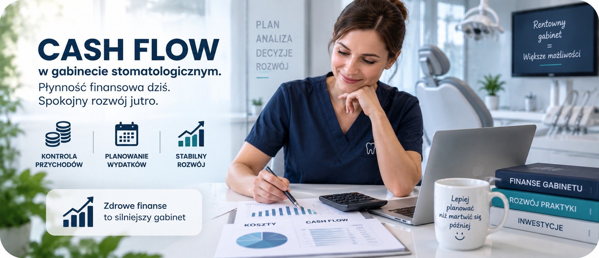 Cash flow w gabinecie stomatologicznym – przepływy pieniężne