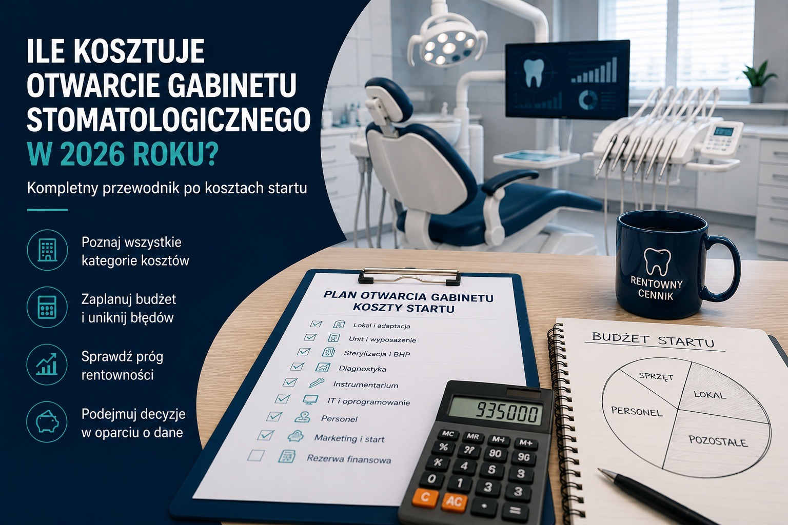 Ile kosztuje otwarcie gabinetu stomatologicznego w 2026 roku