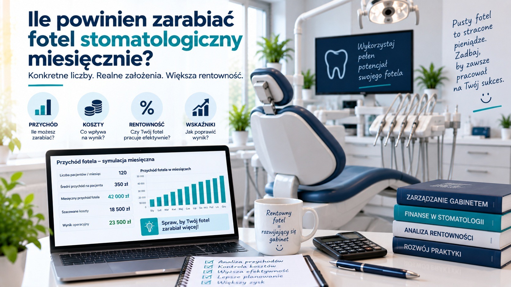 Ile powinien zarabiać fotel stomatologiczny miesięcznie