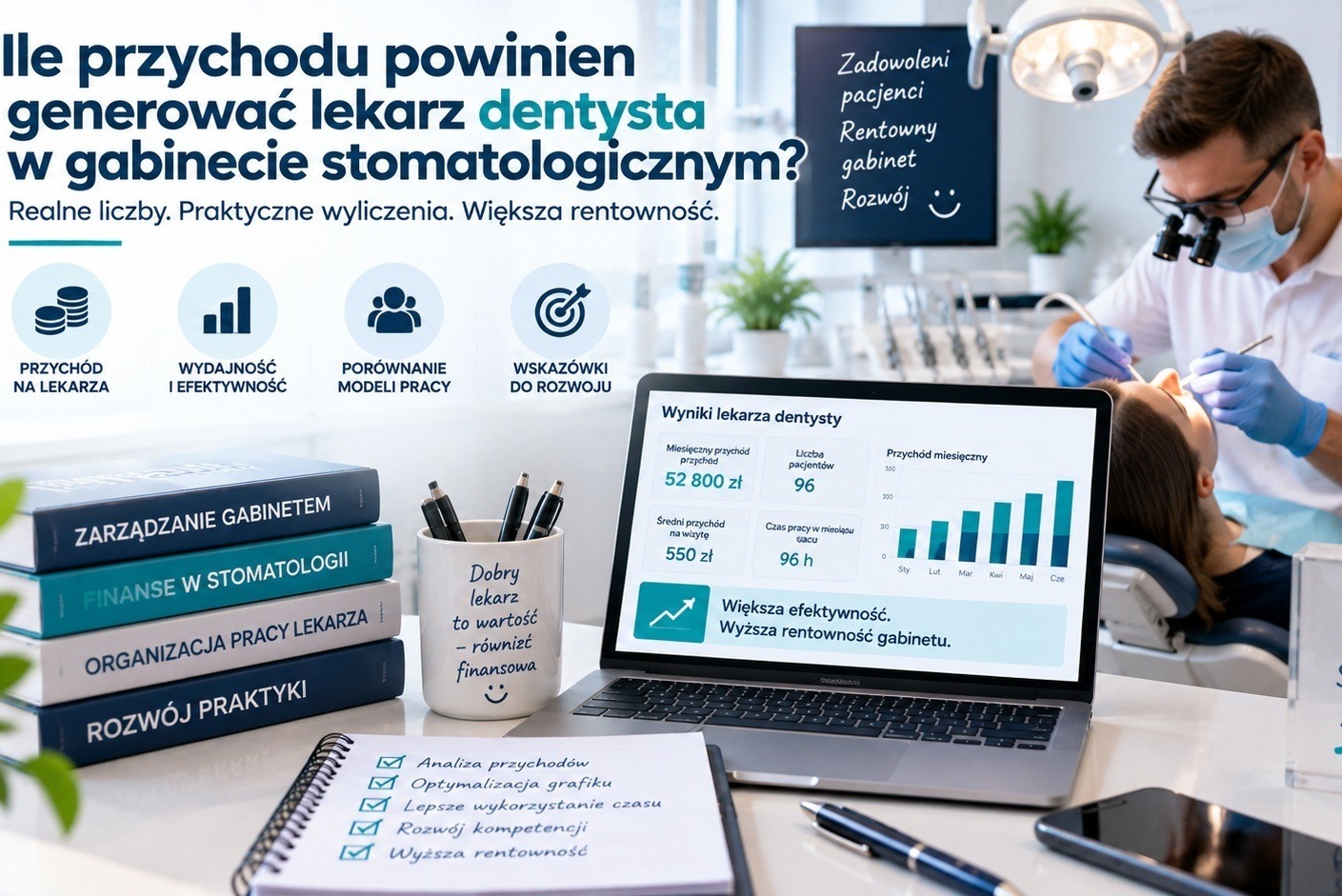 Ile przychodu powinien generować lekarz dentysta