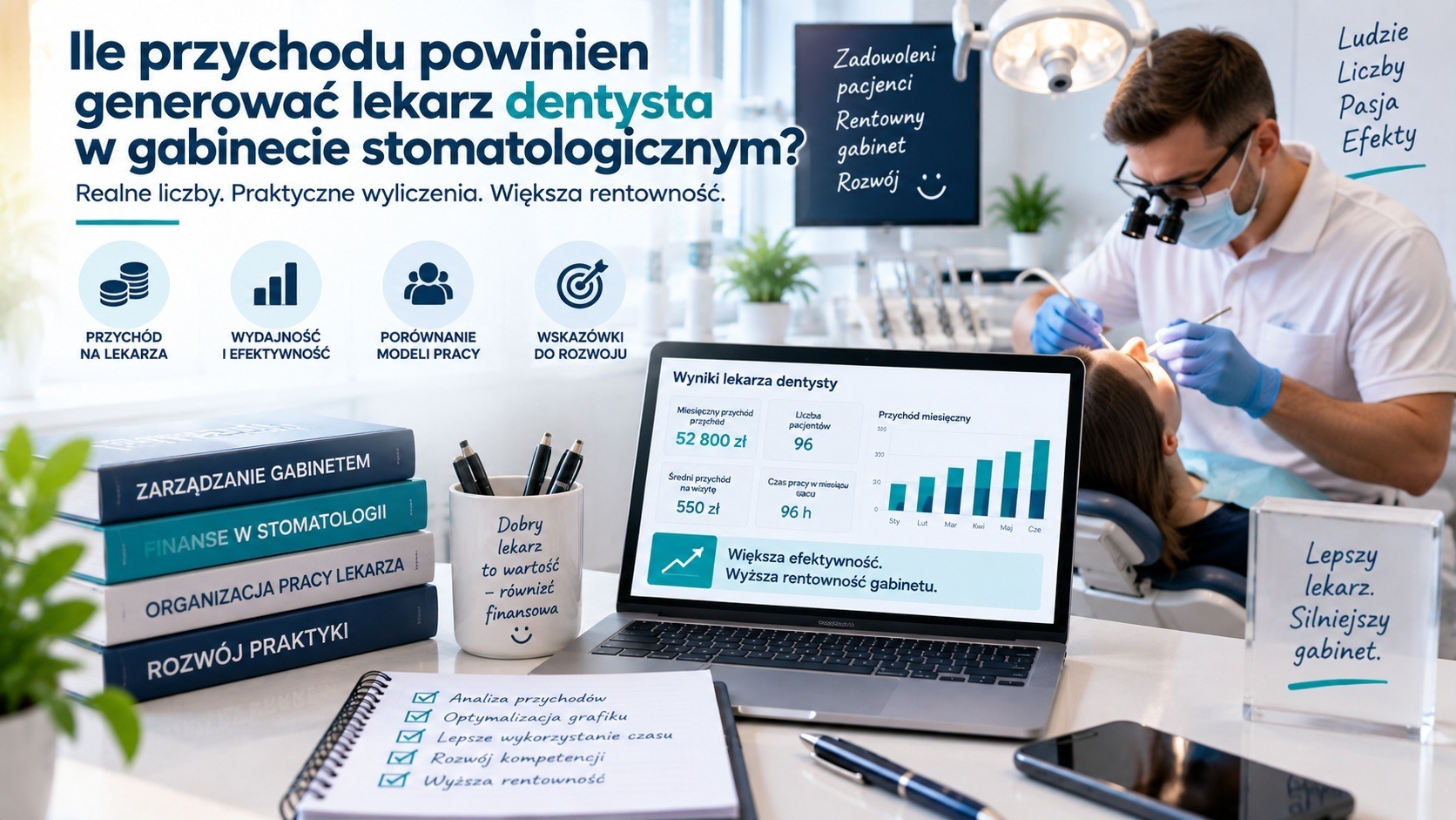 Ile przychodu powinien generować lekarz dentysta