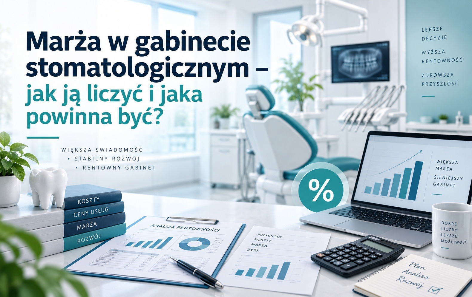 Marża w gabinecie stomatologicznym – jak ją liczyć i jaka powinna być?